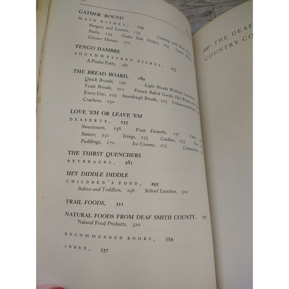 The Deaf Smith Country Cookbook : Natural Foods for Family Kitchens - 1977 Vtg - Picture 10 of 13